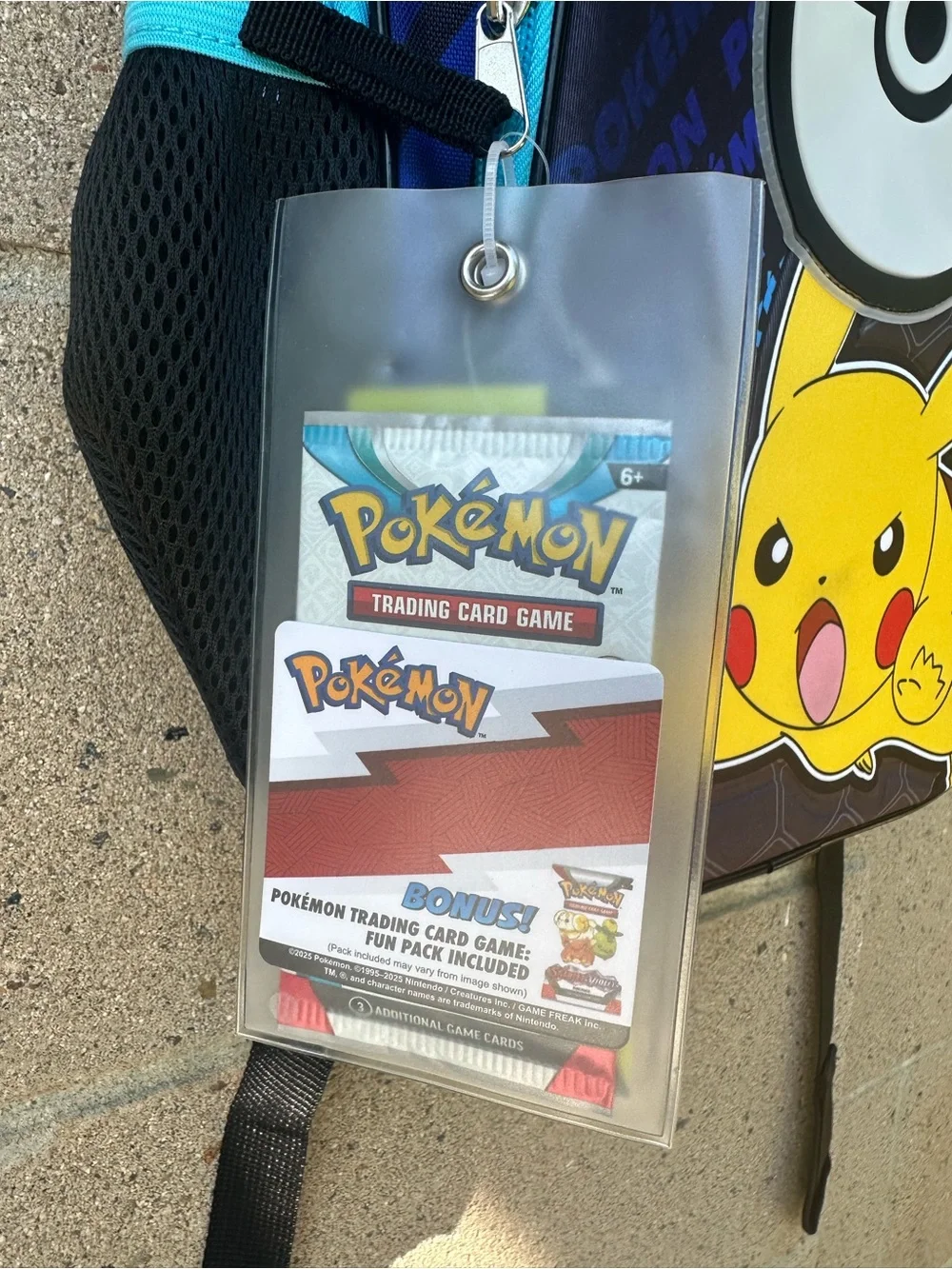 Pokémon Pikachu 17” Light Up Backpack + TCG Card Pack NWT